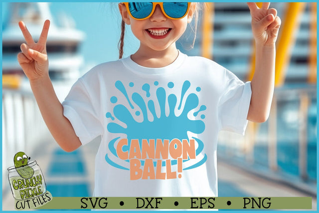 Cannonball SVG File SVG Crunchy Pickle 