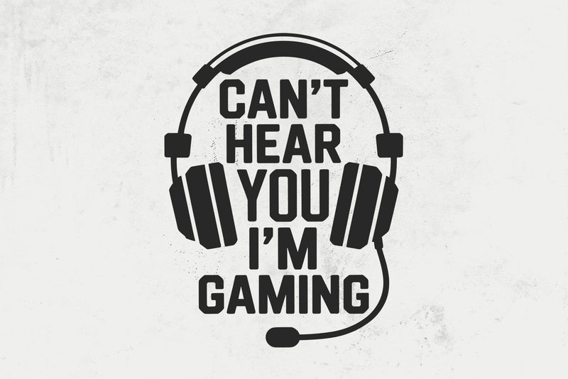 Can't Hear You I'm Gaming Design Svg PNG, Gamer Png for Shirts Cricut, Gaming Quotes Svg png, Gaming Sublimation Svg SVG DesignDestine 
