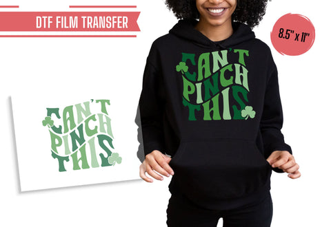 Can't Pinch This | St. Patrick's Iron-On Transfer Physical So Fontsy T-Shirt Iron-On Transfer Shop