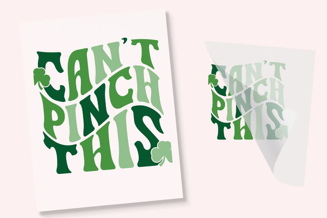 Can't Pinch This | St. Patrick's Iron-On Transfer Physical So Fontsy T-Shirt Iron-On Transfer Shop