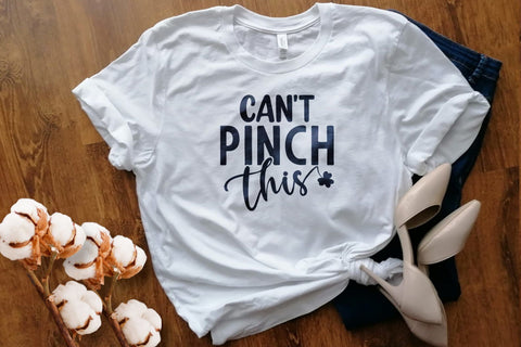 Can't Pinch This Svg Png Files for St Patricks Day, Irish Svg, Shamrock svg, St Patricks Shirt, St Paddys Day Svg, Funny St Patricks Day Svg SVG DesignDestine 