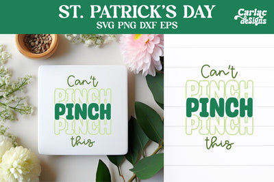 Can't Pinch This SVG, St Patrick's Day SVG SVG Carla C Designs 