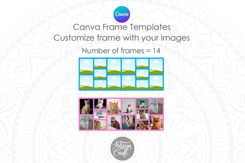 Canva Mug Template | Photo Mug | Canva Frames Sublimation Artisan Craft SVG 