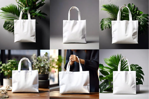 Canvas Tote Bag Mockup Bundle Mock Up Photo Creativeart88 