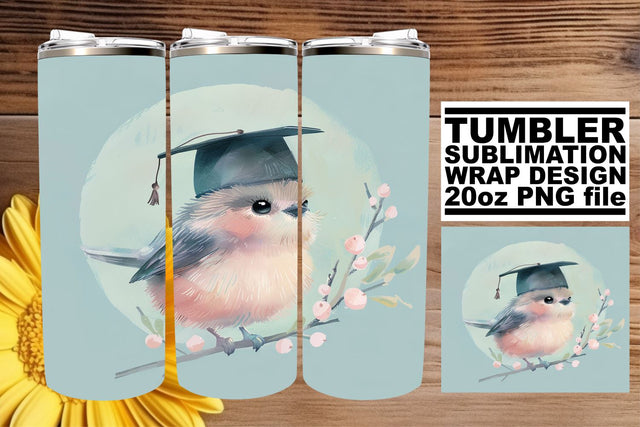 Cap and Animal Friends Celebration Tumbler Wrap - 20oz Sublimation Pattern Sublimation afrosvg 