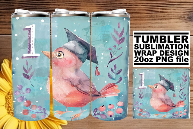 Cap and Critter Celebration Tumbler - 20oz Sublimation Pattern Sublimation afrosvg 