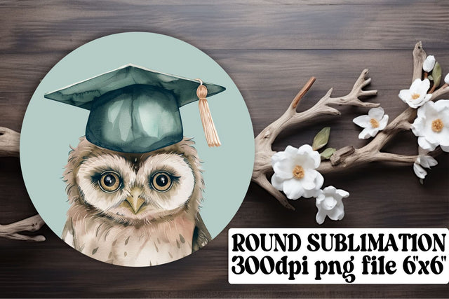 Cap-Wearing Animal Circle Sublimation Design keychain Sublimation afrosvg 