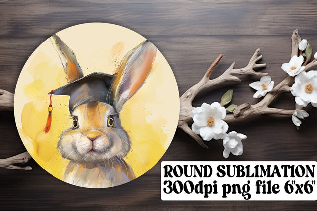 Cap-Wearing Animal Circle Sublimation Design keychain Sublimation afrosvg 