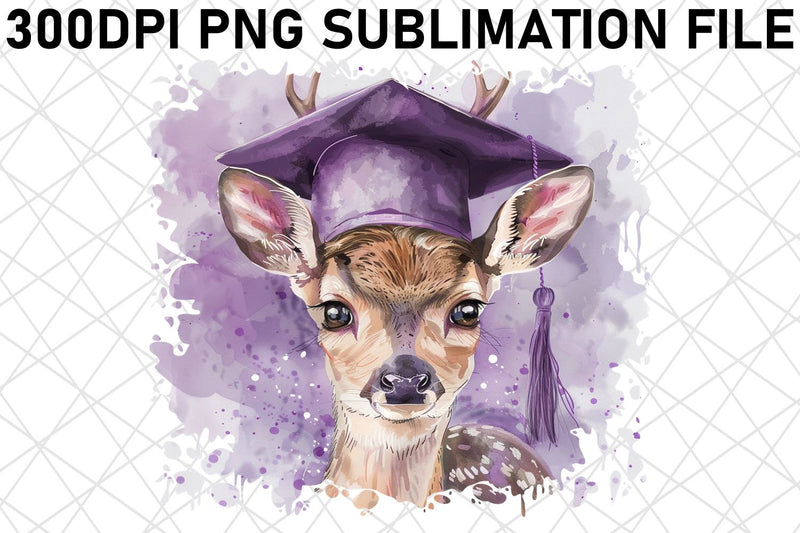 Cap-Wearing Animal Graduation Clipart Design Sublimation afrosvg 
