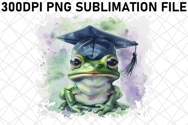 Cap-Wearing Animal Graduation Design Sublimation afrosvg 