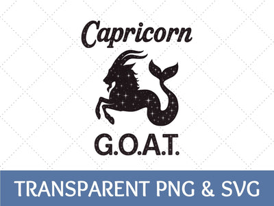 Capricorn GOAT PNG | Capricorn SVG SVG Paige Cole Studio 