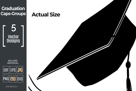 Caps in the Air SVG AfterTenDesign 