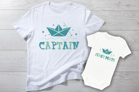 Captain and Firstmate SVG Design SVG Designangry 