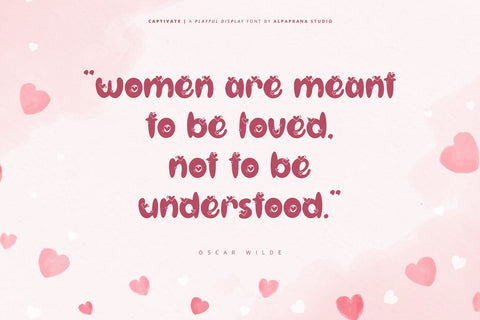 Captivate - Display Font Font Alpaprana Studio 