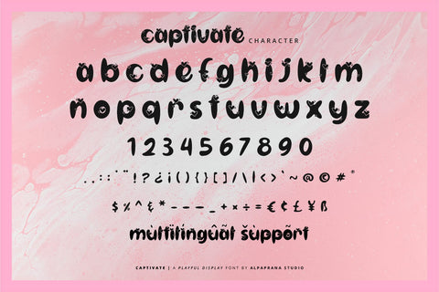 Captivate - Display Font Font Alpaprana Studio 