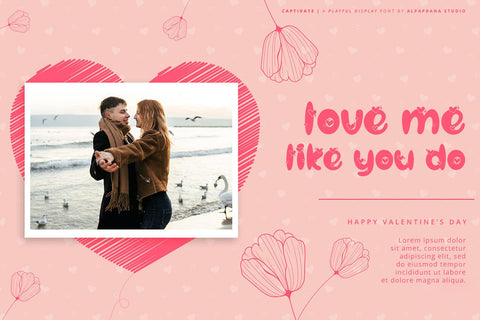 Captivate - Display Font Font Alpaprana Studio 