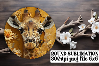 Captivating 3D Circle Animals - Sublimation Fun Sublimation afrosvg 