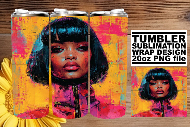 Captivating Afro Woman Portraits - Sublimation Art Sublimation afrosvg 