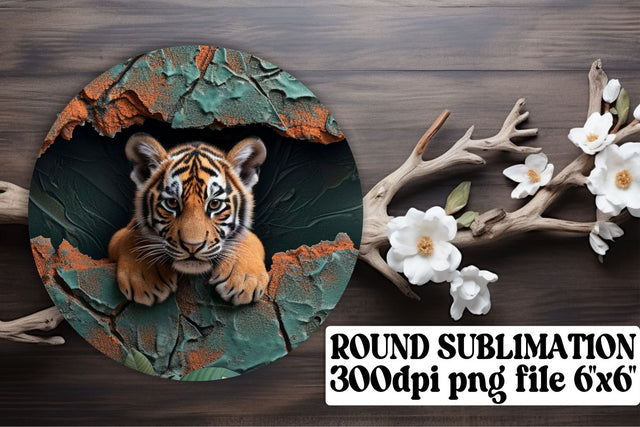 Captivating Circle of 3D Animals - Sublimation Bliss Sublimation afrosvg 