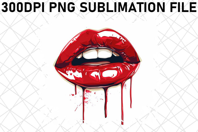 Captivating Lip Design - Sublimation Graphics for You Sublimation afrosvg 