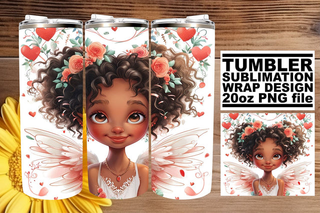 Captivating Love Magic on Tumbler Wraps Sublimation afrosvg 