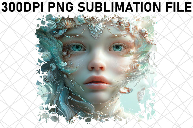 Captivating Siren of the Sea Sublimation Collection Package Sublimation afrosvg 