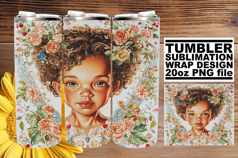 Captivating Valentine's Art on Sublimation Tumblers Sublimation afrosvg 