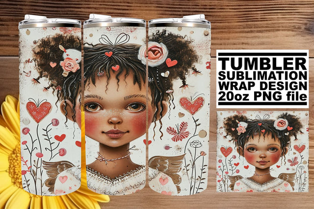 Captivating Valentine's Day Sublimation Design Sublimation afrosvg 