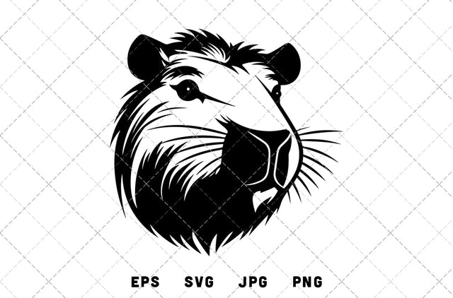 Capybaras Mascot Graphics - JPG, SVG, PNG, EPS - Digital Download with Commercial License for Cricut, Silhouette, Scan N Cut Crafting SVG Loveleen Kaur 