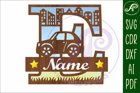 Car Capital Monogram Letter E SVG SVG APInspireddesigns 