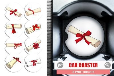 Car Coaster Certificate Sublimation artnoy 