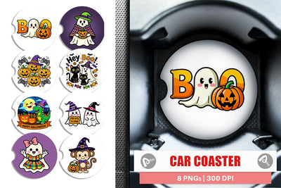 Car Coaster Cute Characters Sublimation artnoy 