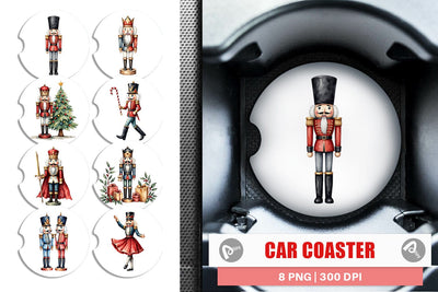 Car Coaster Timeless Nutcracker Sublimation artnoy 