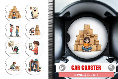 Car Coaster Unboxing Regret Sublimation artnoy 