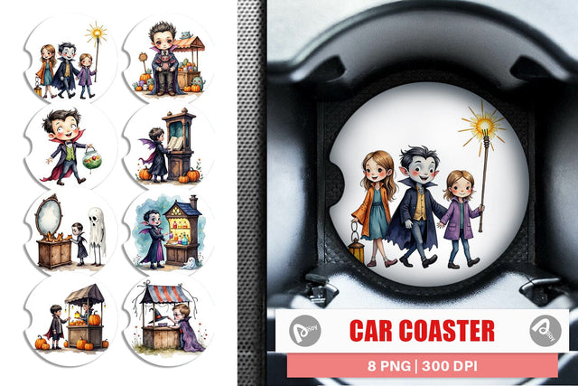 Car Coaster Vampire Market Haul Sublimation artnoy 