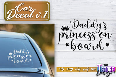 Car Decal SVG | Funny Car Quotes SVG | SVG File v.1 SVG The T Store Design 