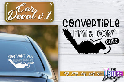 Car Decal SVG | Funny Car Quotes SVG | SVG File v.1 SVG The T Store Design 