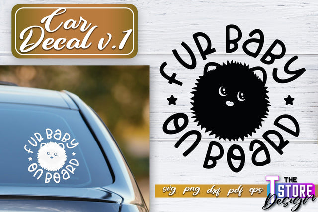 Car Decal SVG | Funny Car Quotes SVG | SVG File v.1 SVG The T Store Design 