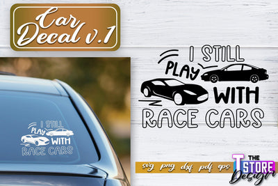 Car Decal SVG | Funny Car Quotes SVG | SVG File v.1 SVG The T Store Design 