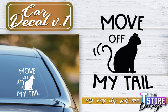 Car Decal SVG | Funny Car Quotes SVG | SVG File v.1 SVG The T Store Design 