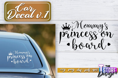 Car Decal SVG | Funny Car Quotes SVG | SVG File v.1 SVG The T Store Design 