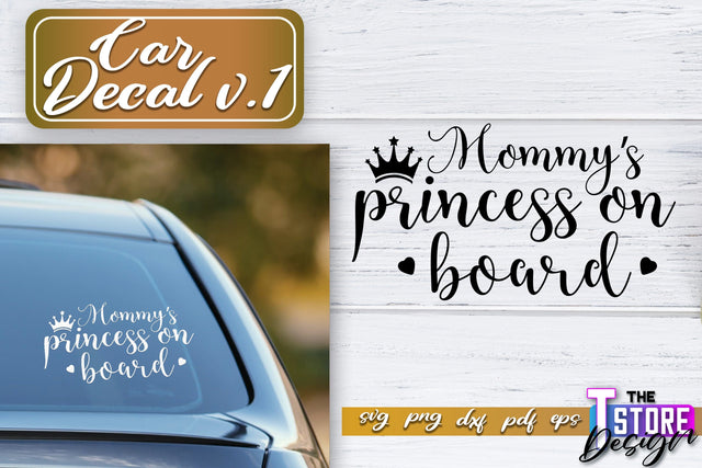 Car Decal SVG | Funny Car Quotes SVG | SVG File v.1 SVG The T Store Design 