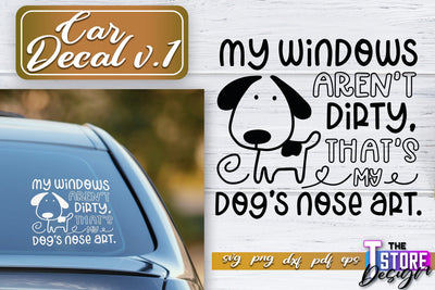 Car Decal SVG | Funny Car Quotes SVG | SVG File v.1 SVG The T Store Design 