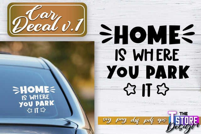 Car Decal SVG | Funny Car Quotes SVG | SVG File v.1 SVG The T Store Design 