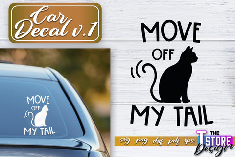 Car Decal SVG | Funny Car Quotes SVG | SVG File v.1 SVG The T Store Design 