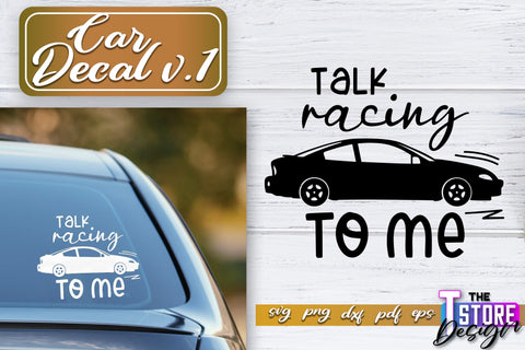 Car Decal SVG | Funny Car Quotes SVG | SVG File v.1 SVG The T Store Design 