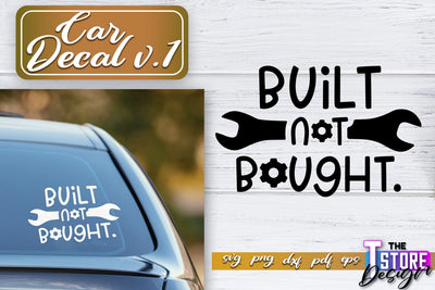Car Decal SVG | Funny Car Quotes SVG | SVG File v.1 SVG The T Store Design 