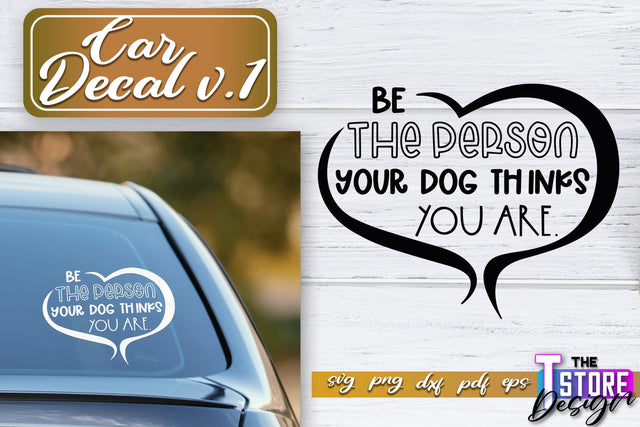 Car Decal SVG | Funny Car Quotes SVG | SVG File v.1 SVG The T Store Design 