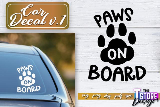 Car Decal SVG | Funny Car Quotes SVG | SVG File v.1 SVG The T Store Design 