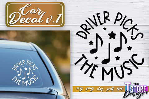 Car Decal SVG | Funny Car Quotes SVG | SVG File v.1 SVG The T Store Design 